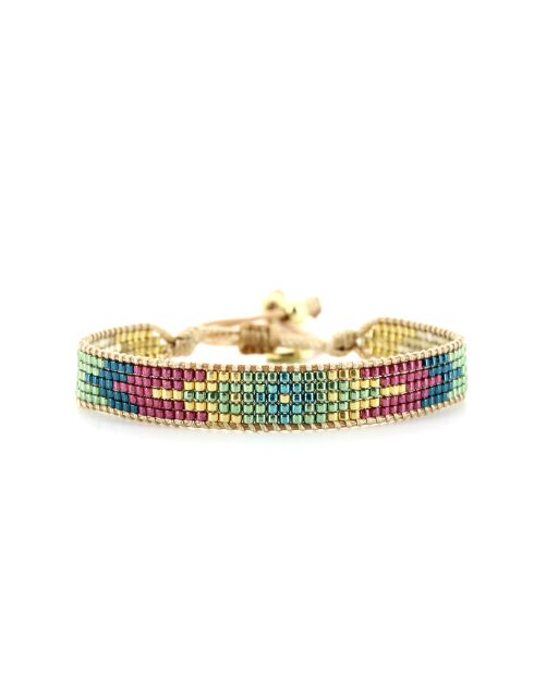 Bracelet Tout ce qui Brille bleu vert violet