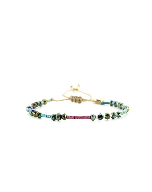 Bracelet Tout ce qui Brille bleu vert violet