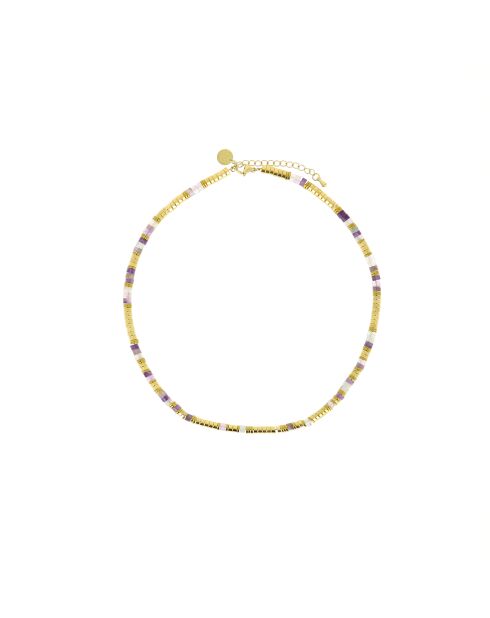 Collier Mila-may G violet/doré