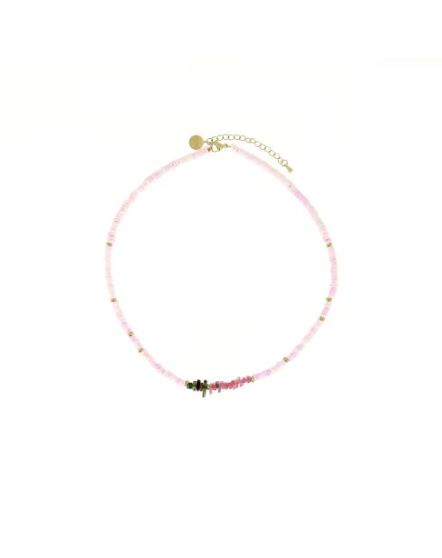 Collier Ibiza Beach Shell pastel mauve pastel