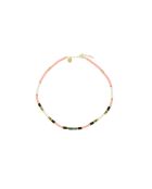 Collier Ibiza Beach pink gold rose noir