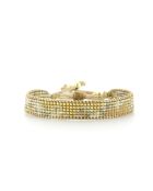 Bracelet golden Ivoire Chloe nude champagne