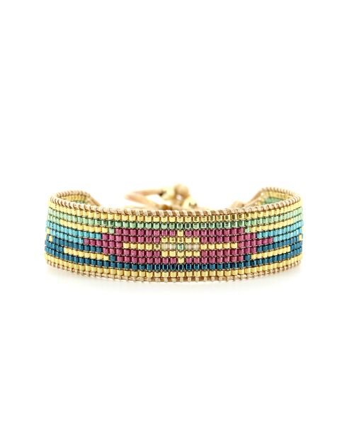 Bracelet Tout ce qui Brille bleu vert violet