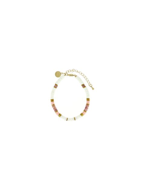 Bracelet Ibiza Beach white gold blanc rose