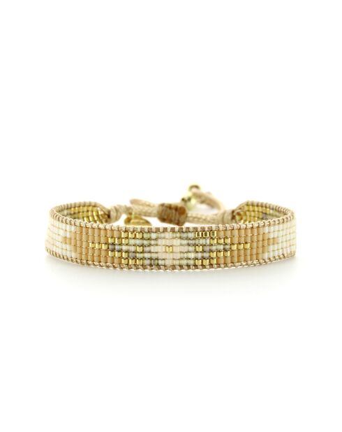 Bracelet golden Ivoire Brady nude champagne