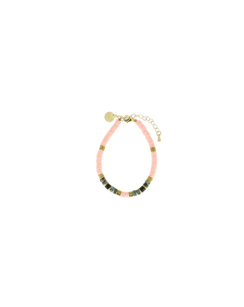 Bracelet Ibiza Beach pink gold rose noir