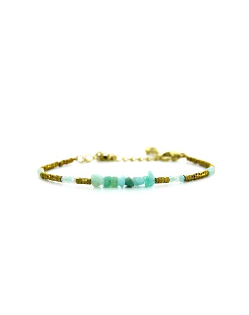 Bracelet Dana amazonite hématite
