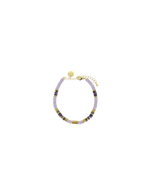 Bracelet Ibiza Beach color gold violet