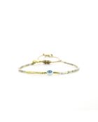 Bracelet golden Ivoire Iris nude champagne