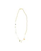 Sautoir Lila labradorite hématite doré