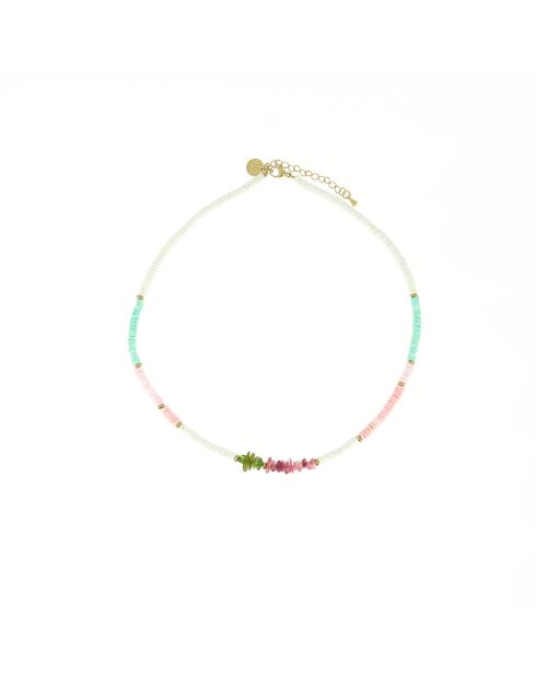 Collier Ibiza Beach Shell pastel multicolore