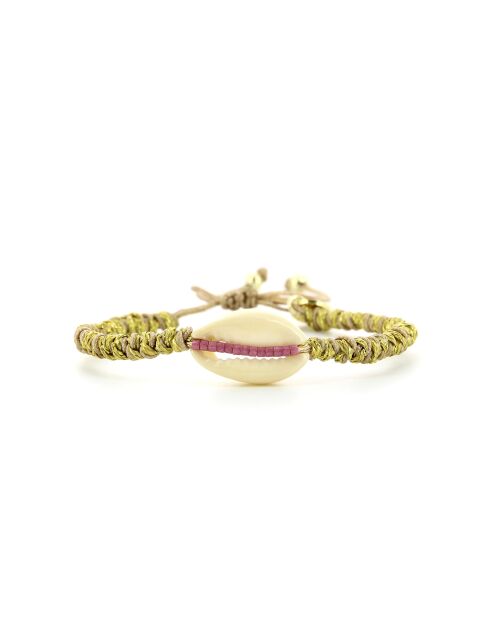 Bracelet Princesse Dahlia Lea rose beige