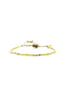 Bracelet Journée Ensoleillée Eva jaune champagne
