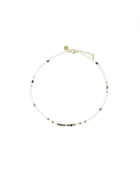 Collier Ibiza Beach white gold blanc