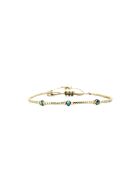 Bracelet Majorelle Nina bleu champagne doré