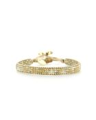 Bracelet golden Ivoire Celia nude champagne