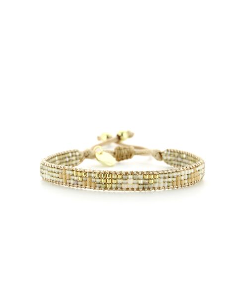 Bracelet golden Ivoire Celia nude champagne
