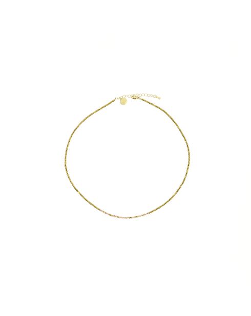 Collier sarah rose/doré