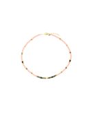 Collier Ibiza Beach pink gold rose noir