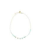 Collier Lina bleu dorée