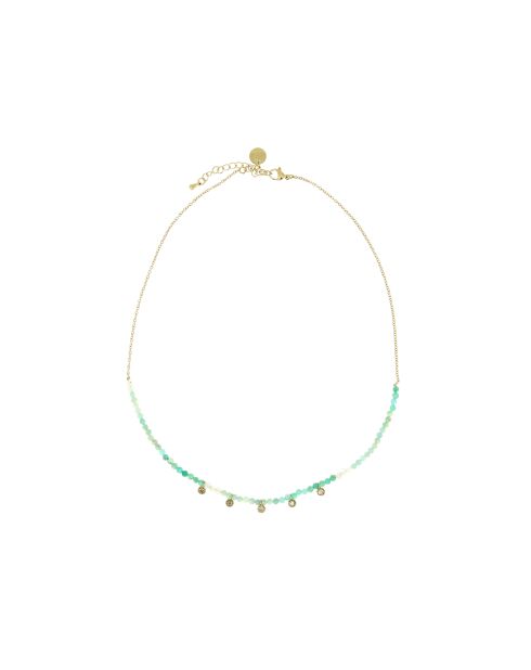Collier Lina bleu dorée