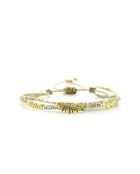 Bracelet golden Ivoire Saly nude champagne