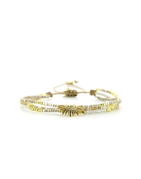 Bracelet golden Ivoire Saly nude champagne