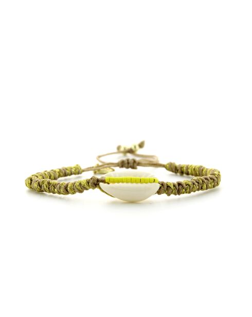 Bracelet Journée Ensoleillée Lea jaune champagne