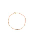 Collier Ibiza Beach pink gold rose saumon