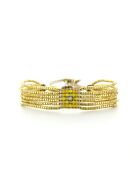 Bracelet Journée Ensoleillée Keira jaune champagne