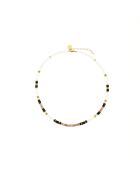 Collier Ibiza Beach black gold noir et blanc