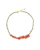 Collier Abby rose de l’Inca corail