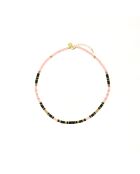 Collier Ibiza Beach black gold noir et blanc