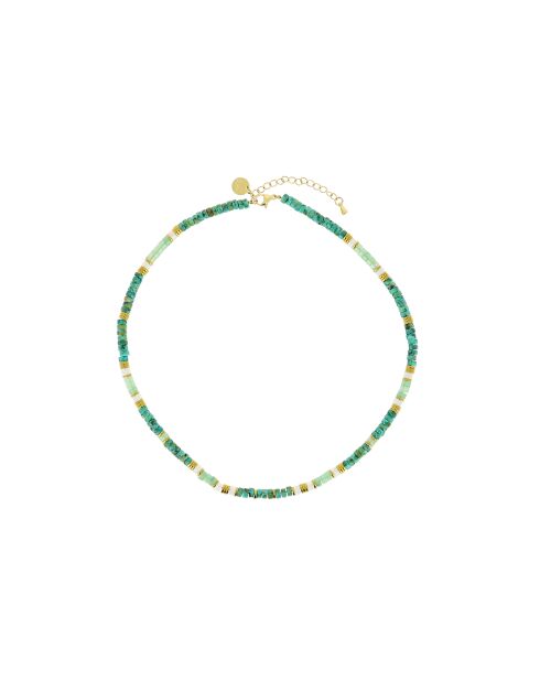 Collier Mila gold vert