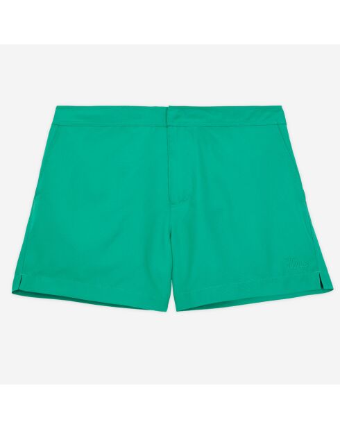 Short de bain avec logo vert