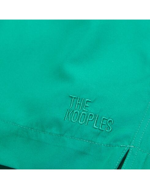 Short de bain avec logo vert