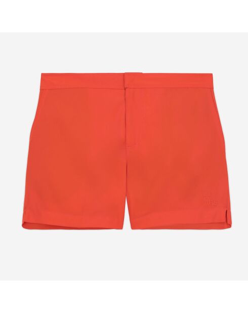 Short de bain avec logo orange
