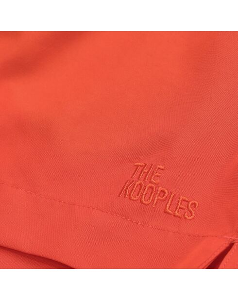 Short de bain avec logo orange