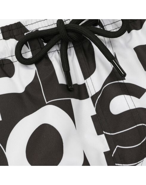 Short de bain avec logo noir