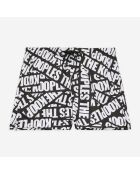 Short de bain Tape logo noir