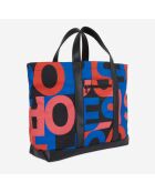 Sac cabas logo multicolore - 34x42x17 cm