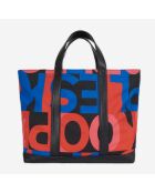 Sac cabas logo multicolore - 34x42x17 cm