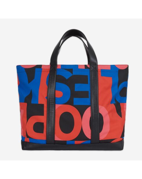 Sac cabas logo multicolore - 34x42x17 cm