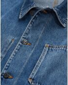 Surchemise en denim bleue