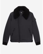 Blouson aviateur noir
