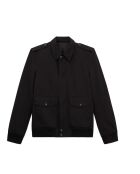 Blouson en coton noir