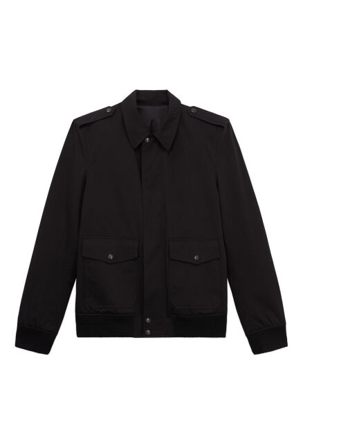 Blouson en coton noir