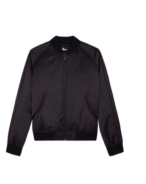 Blouson avec broderie Wild Tiger noir