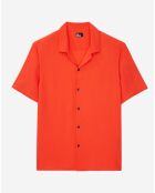 Chemise décontractée orange