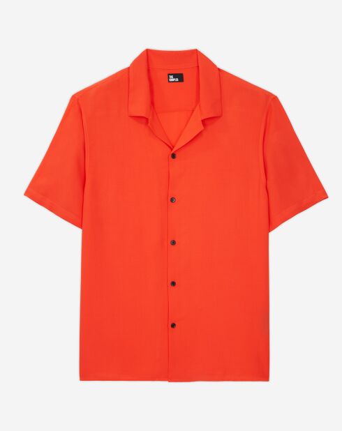 Chemise décontractée orange